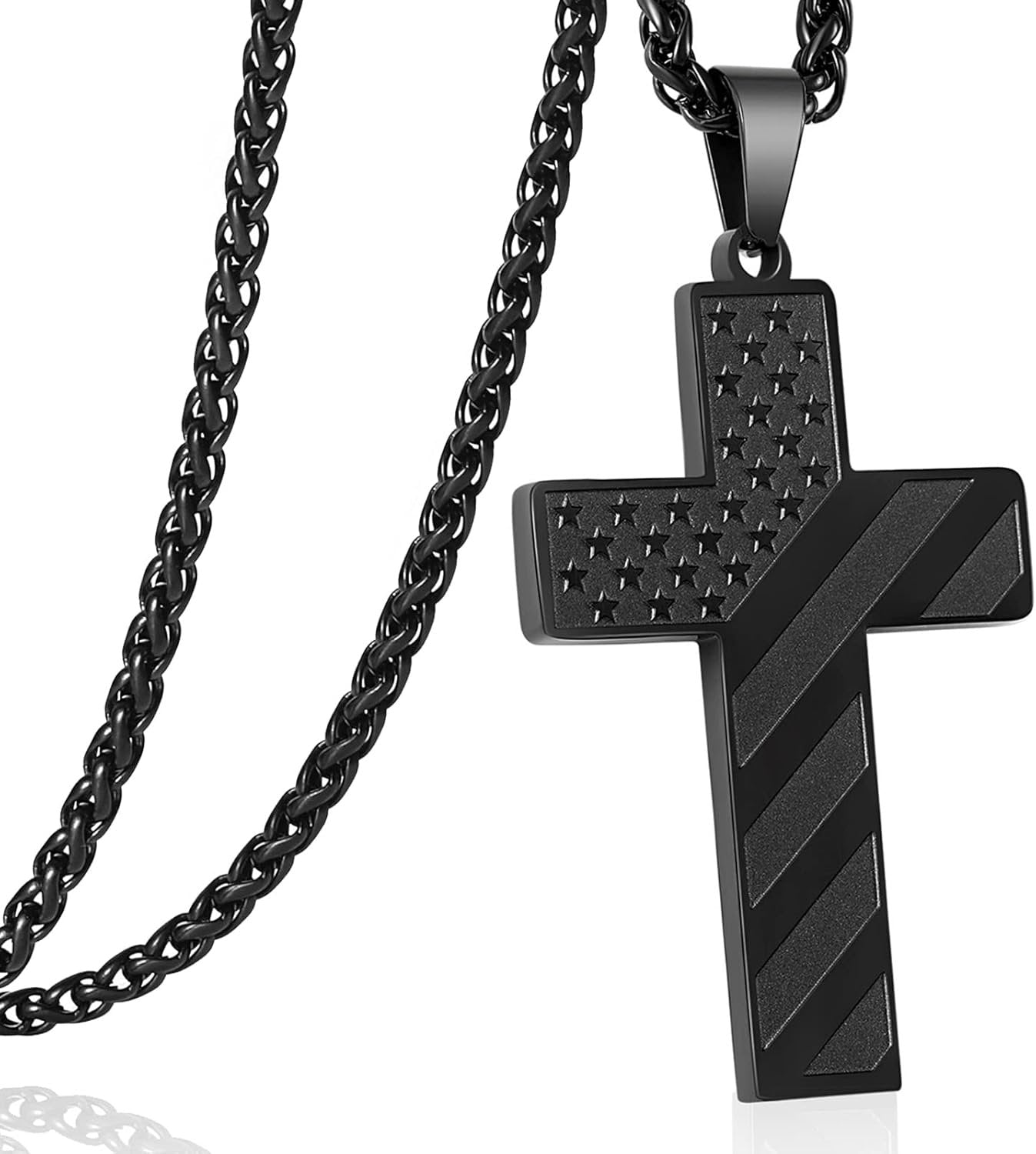 ✨Flag Cross Necklace,Best Gifts