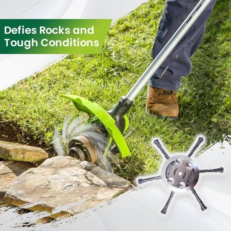 BUY 2 GET 1 FREE6 inch Steel Wire Brush Cutter Trimmer Head