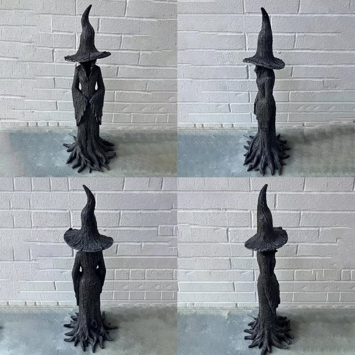 🔥 🧙♀️💫Hand-Painted Enchanting Witch Statue: The Guardian of Your Home
