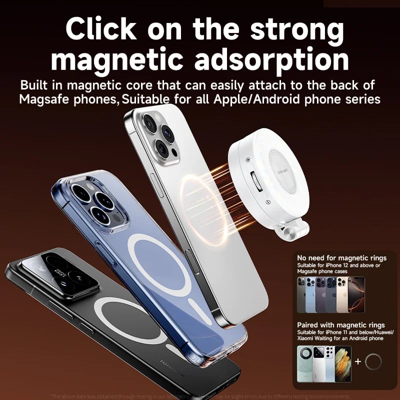 š„ 3-in-1 Magnetic Beauty Selfie Light for Phones