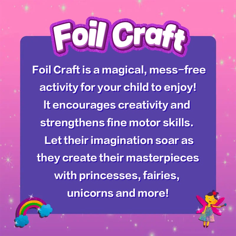 Foil Art & Craft Activity 🤲💓No Mess Art Kit