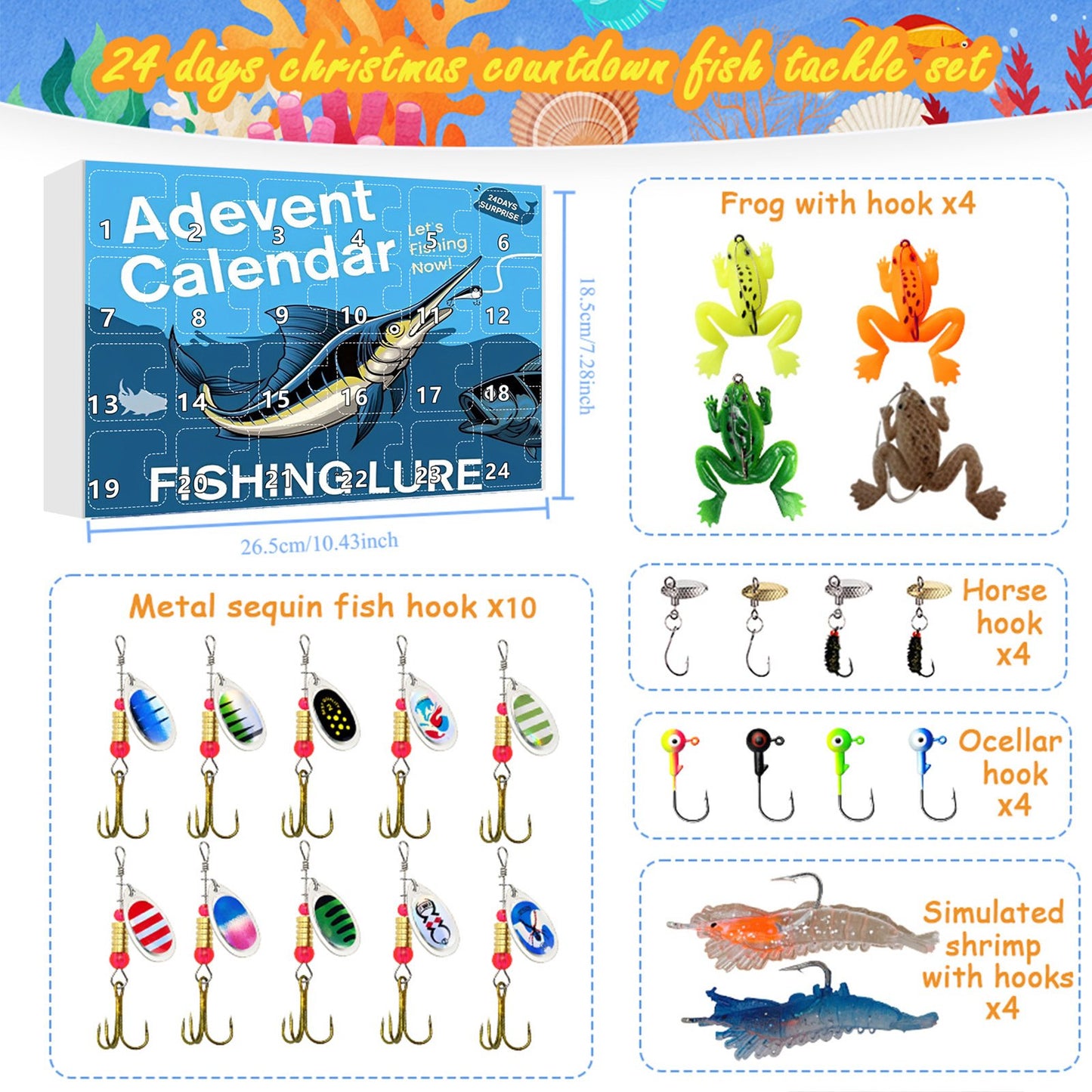🎣 Fishing Advent Calendar 2025 (Limited Edition)