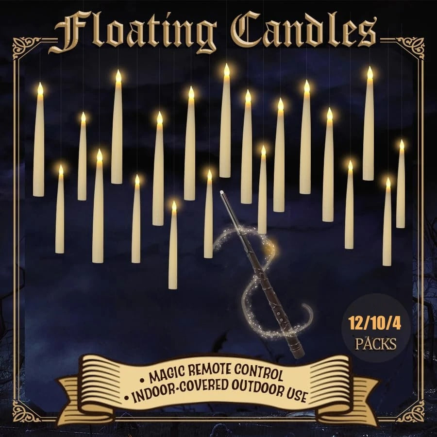 Tiktrove Floating Flameless Candle