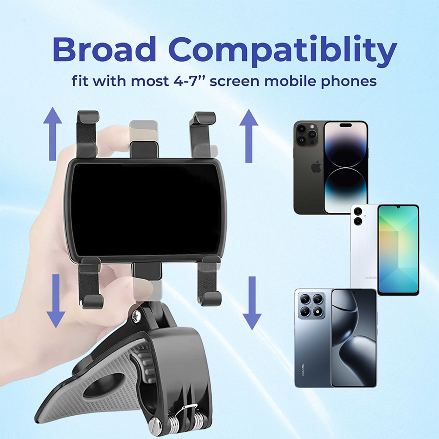 360° Dashboard Phone Holder