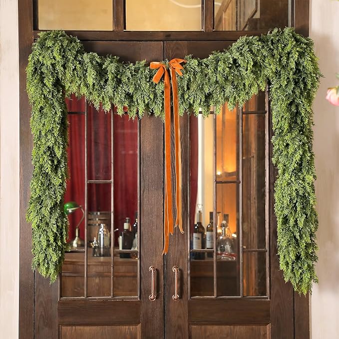🎅⛄2025 Christmas Artificial Cedar Garland🎄