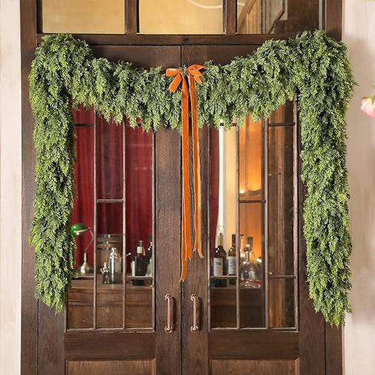 🎅⛄2025 Christmas Artificial Cedar Garland🎄