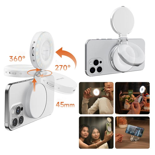 💥 3-in-1 Magnetic Beauty Selfie Light for Phones