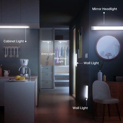 🔥 Punch-free Smart Sensor Magnetic Rechargeable LED Lights