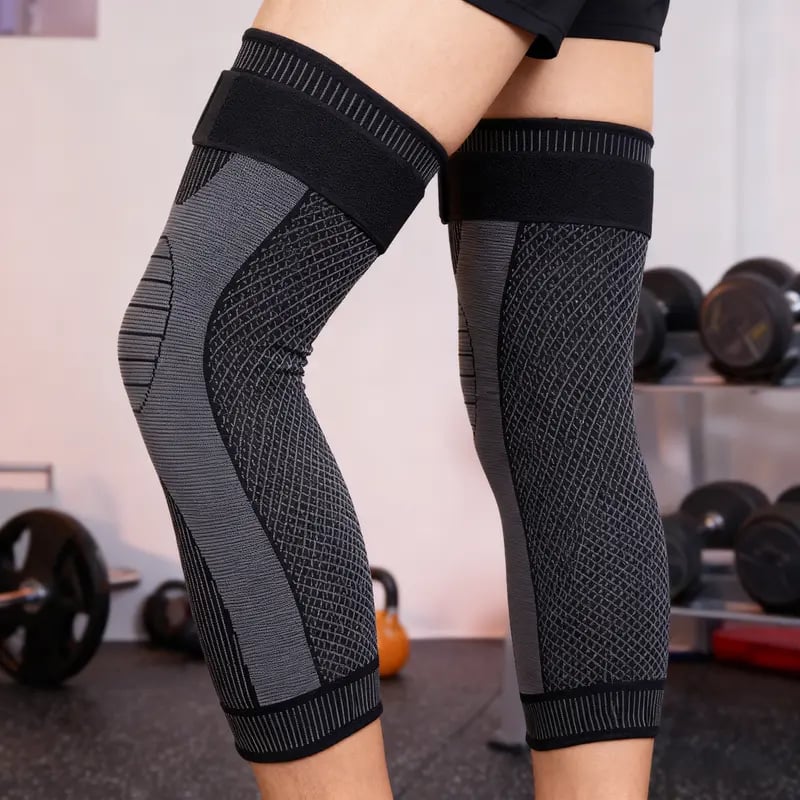 🔥Hot Sale🔥Warm Knee & Leg Sleeve | Non-Slip Long Cotton Sleeve for Fall/Winter（1 set 2 pcs）