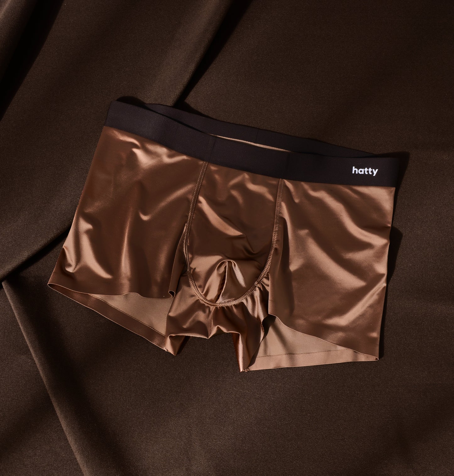 Elegant Silk Men's Ice Silk Underwear Mulberry Silk Antimicrobial Men's Boxer Briefs