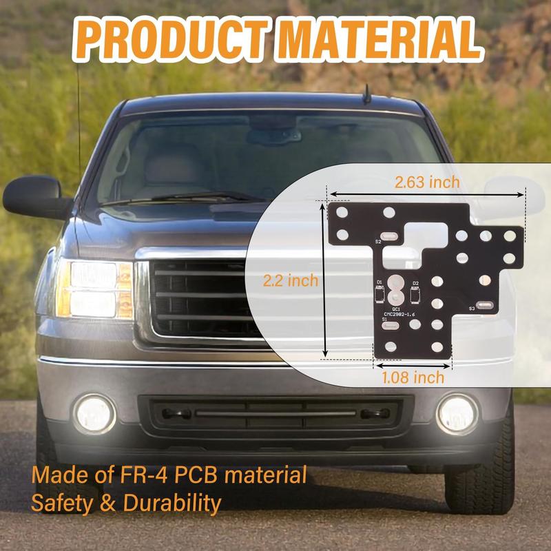 6 High Mod, Light Module for Fog Lights&Low Beams&High Beams Lamp on Simultaneously