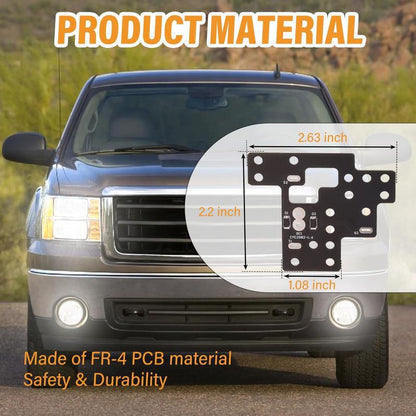 6 High Mod, Light Module for Fog Lights&Low Beams&High Beams Lamp on Simultaneously