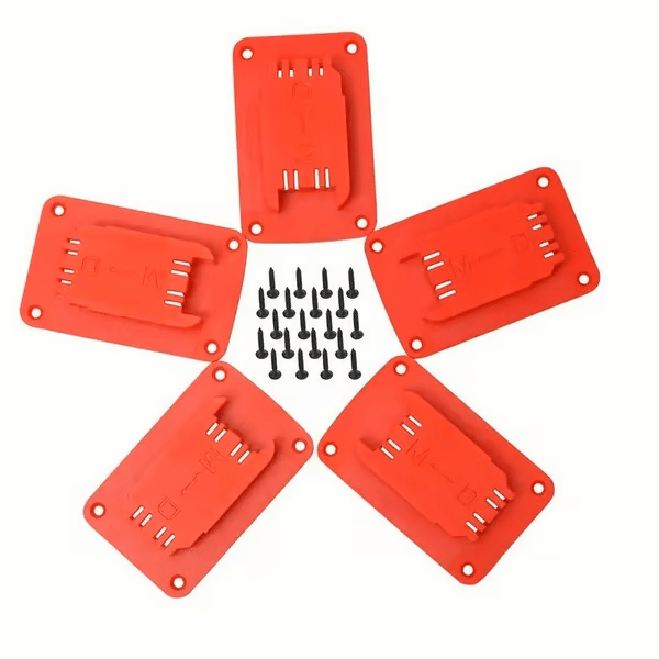 5Packs Tool Holders for TIKTROVE 14.4V/18V/20V & Milwaukee  M1818V lithium batteries tool mounting base electric drill