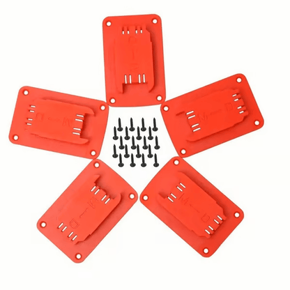 5Packs Tool Holders for TIKTROVE 14.4V/18V/20V & Milwaukee  M1818V lithium batteries tool mounting base electric drill