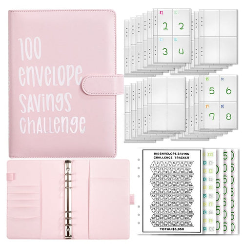 🔥🤑✉️100 Envelope Savings Challenge Book