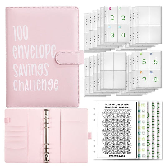 🔥🤑✉️100 Envelope Savings Challenge Book