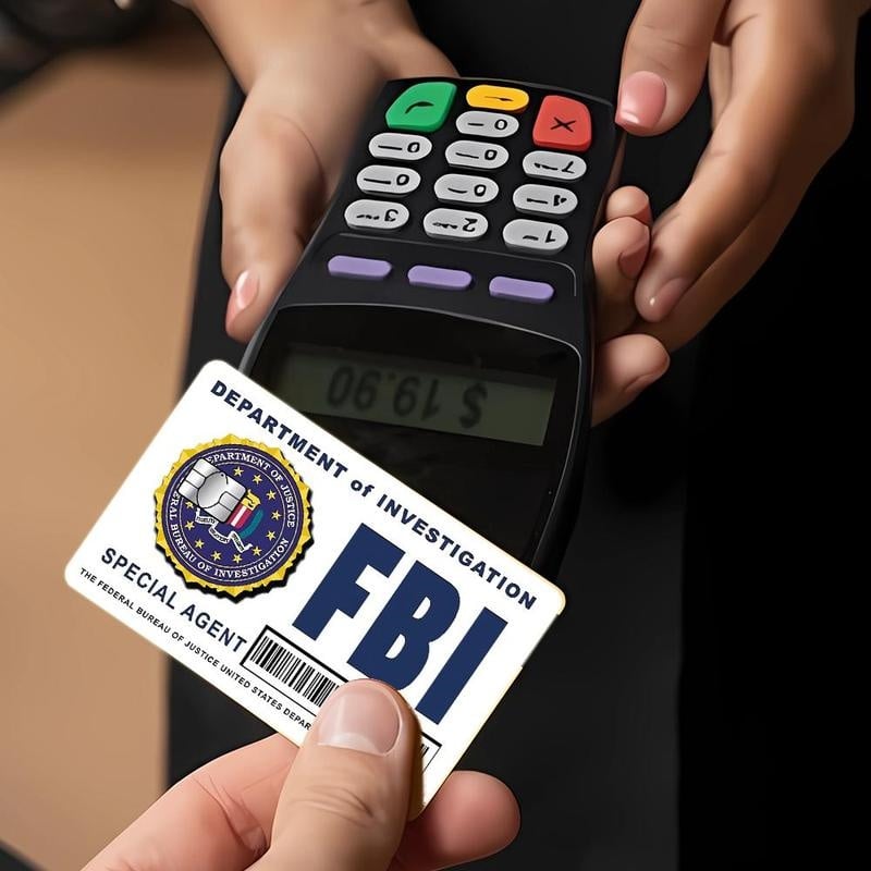 Secret Agent Card Skins Kit: FBI/ICE Designs  • Cosplay & Gift Stickers
