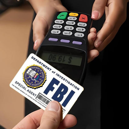 Secret Agent Card Skins Kit: FBI/ICE Designs  • Cosplay & Gift Stickers