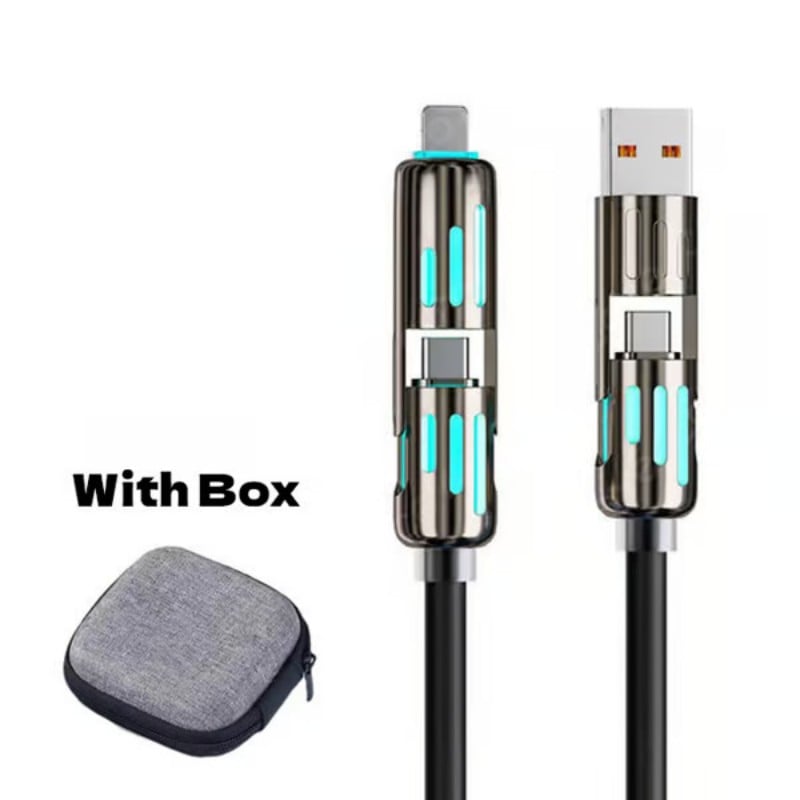 📲4-in-1 USB Charging Cable fast charging MAX 240W⚡