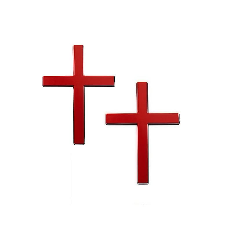 💥 Christian Cross Sticker（1 Set 2 Pcs）