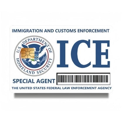 Secret Agent Card Skins Kit: FBI/ICE Designs  • Cosplay & Gift Stickers
