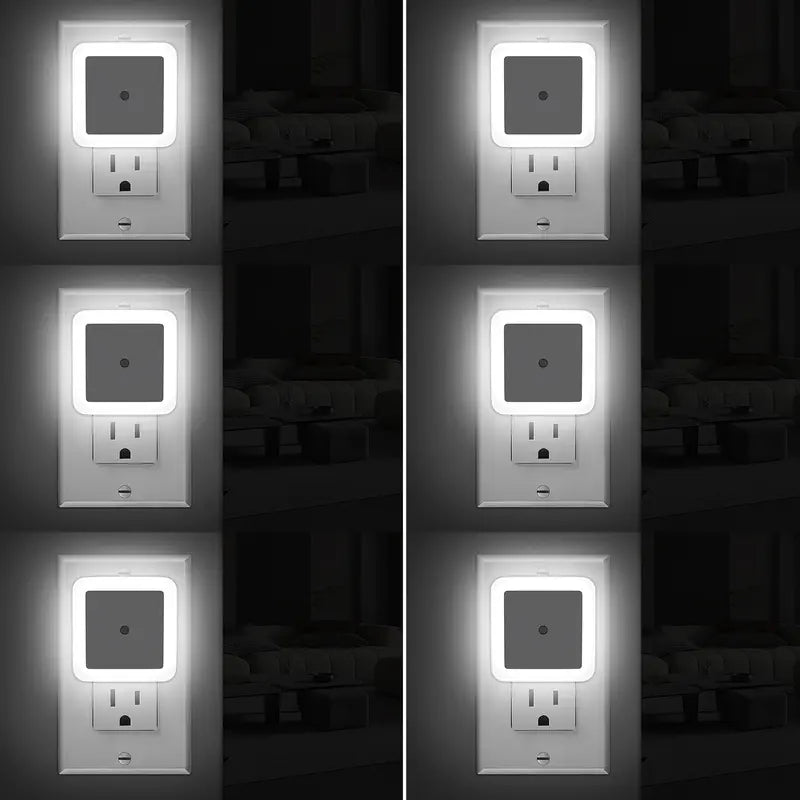 🔥Night Lights Plug into Wall 6-Pack, Plug in Night Light, Dusk to Dawn Nightlight Led Night Lights✨