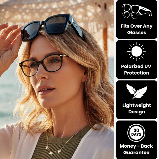 Polarized Fit-Over Sunglasses with Lightweight Comfort