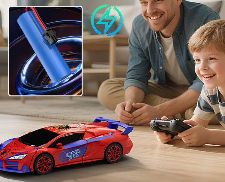 Remote Control Transforming Robot Car