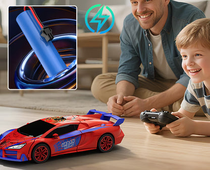 Remote Control Transforming Robot Car