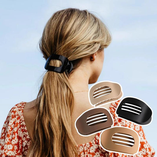 Effortless Style, Flawless Hold: No-Crease Matte Hair Clips(4-Piece Set)