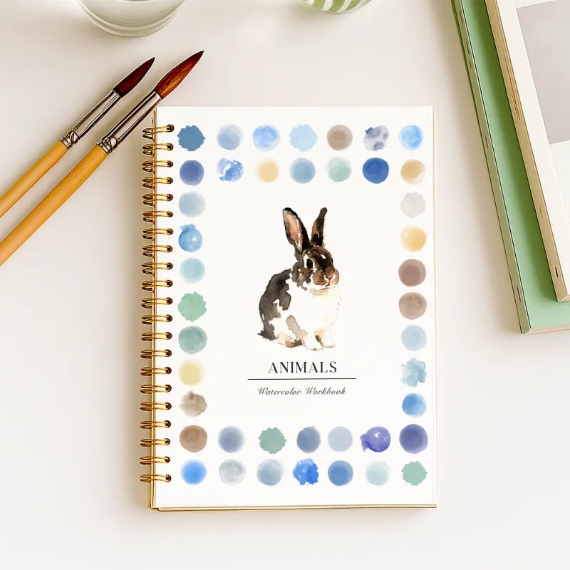 🔥🖼️Beginner-Friendly💕 Watercolor Workbook