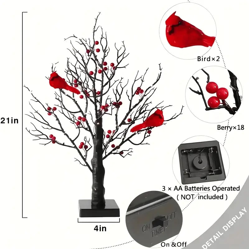❤️ LED Vintage Glowing Tree