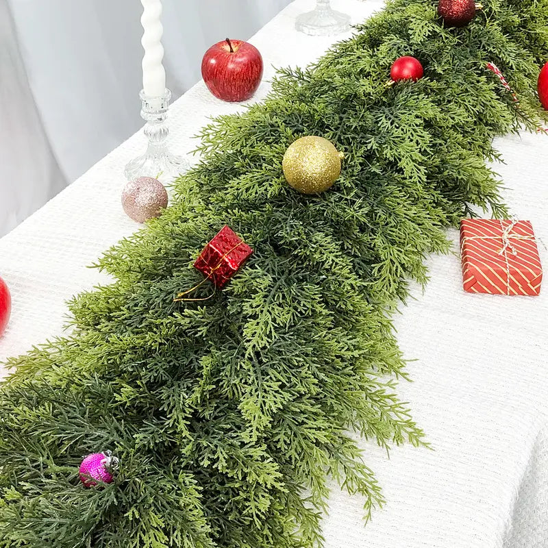 🎅⛄2025 Christmas Artificial Cedar Garland🎄
