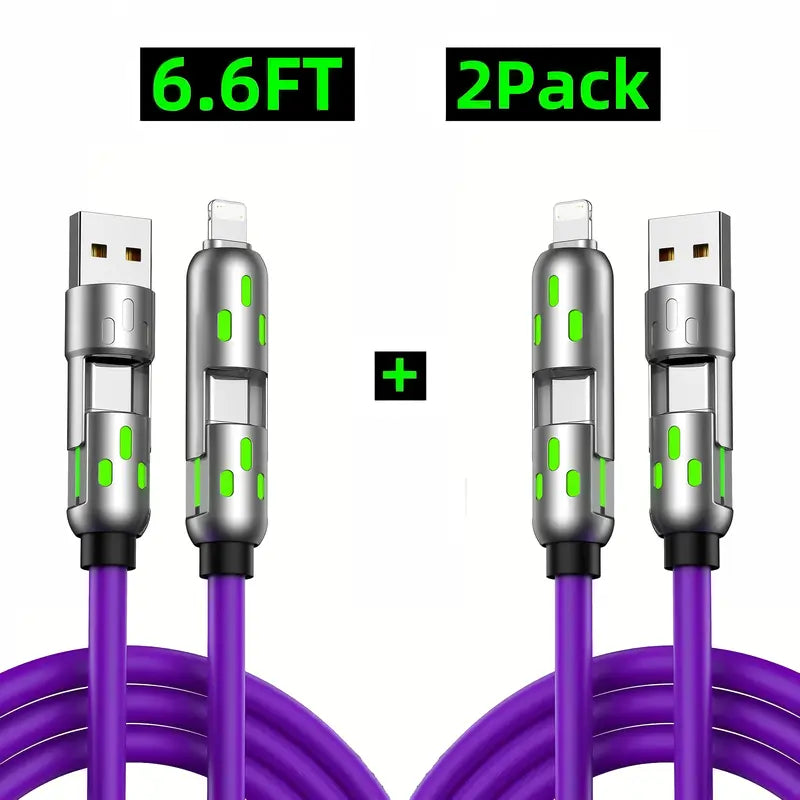 📲4-in-1 USB Charging Cable fast charging MAX 240W⚡