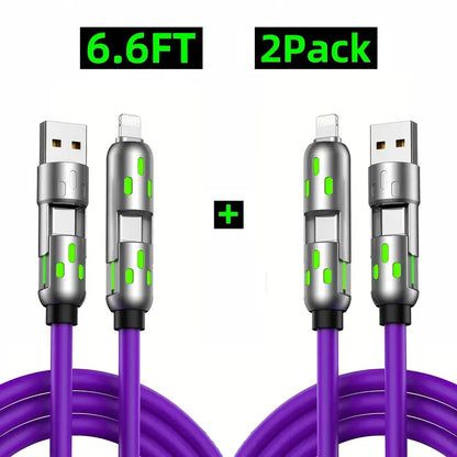 📲4-in-1 USB Charging Cable fast charging MAX 240W⚡
