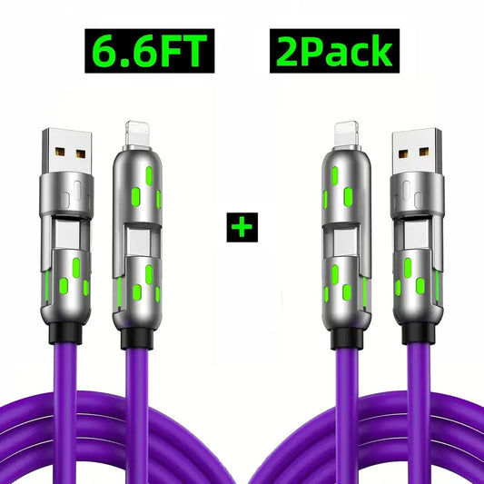 📲4-in-1 USB Charging Cable fast charging MAX 240W⚡