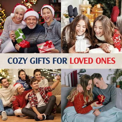 TIKTROVE - Fleece-Lined Non-Slip Thermal Slippers Socks