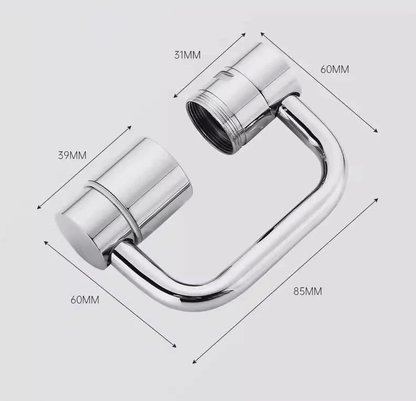 Upgrade Your Washing Routine -  TTZZ 1440° Rotatable Faucet Aerator Extension - For Effortless, All-Angle Control!