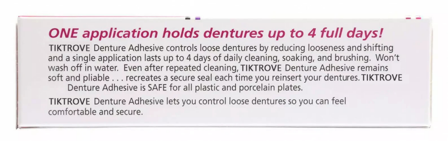 Thermoplastic Denture Adhesive ✨🎁