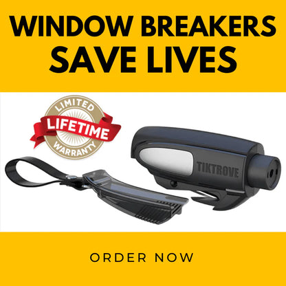2-in-1 Emergency Window Breaker & Seatbelt Cutter