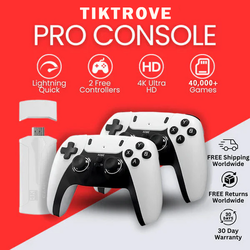Tiktrove  - [ 40,000+ NOSTALGIC GAMES + 2 FREE CONTROLLERS ]