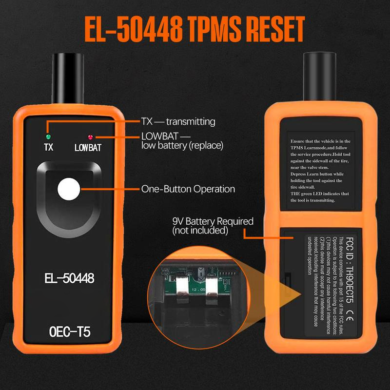 ✨🎅Last-Minute Christmas Offers 🎄⏰EL-50448 Tire Pressure M-onitoring Sensor TPMS Activation Tool OEC-T5 for GM Cars