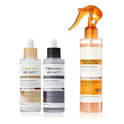 Tiktrove Peel Shot - Kojic + Turmeric Body Peel Spray