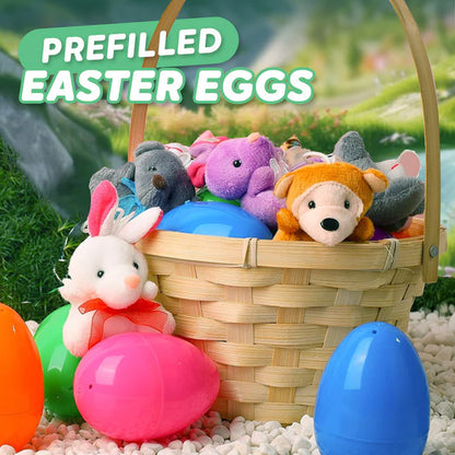 🔥Plush Animals Pre-Filled Easter Eggs （1 Set 12 Pcs ）