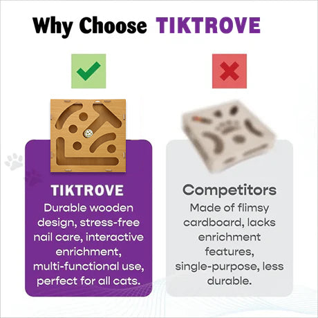 Cat Scratch Puzzle Enrichment Box