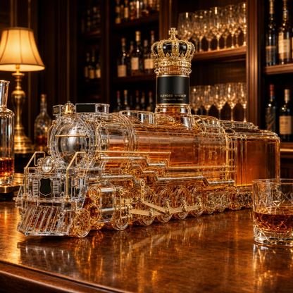 🔥Most Popular in 2026🔥85th Anniversary Locomotive Whiskey Decanter
