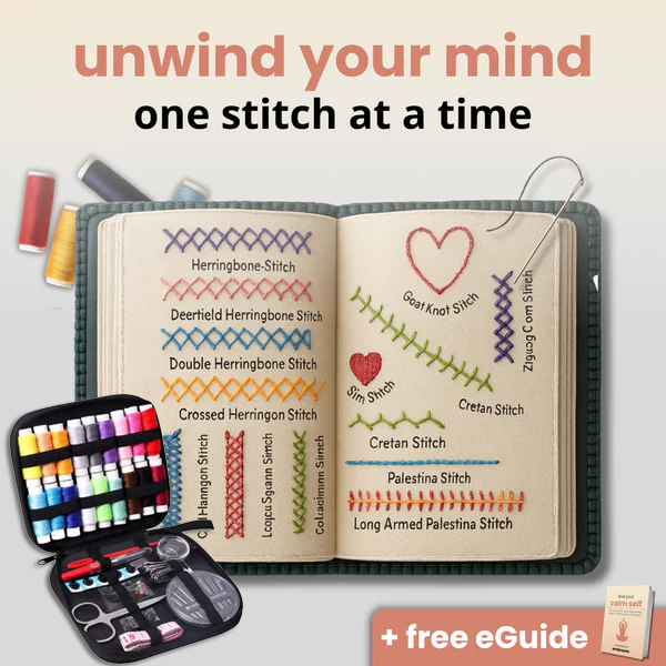 🔥 🌈Beginner-Friendly💕 Embroidery Stitch Book
