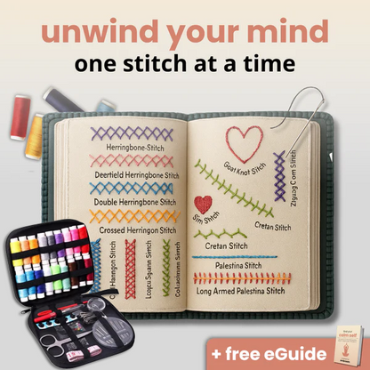 🔥 🌈Beginner-Friendly💕 Embroidery Stitch Book