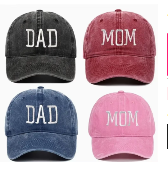 🔥Matching Mom Dad & Mini Caps 🎁Best Gifts for Mother's Day & Father's Day