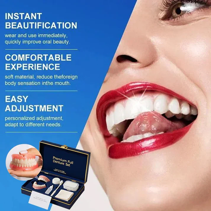 Medical Full Denture with Strong Suctiond🦷Obtain American Dental Association (ADA) Certification